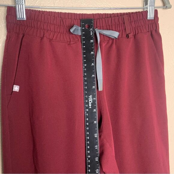 Figs straight leg pants burgundy - Picture 7 of 8